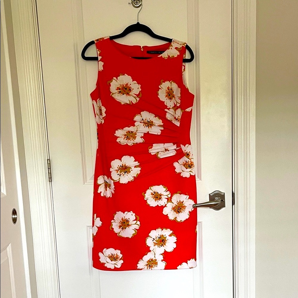 Floral Orange Dress